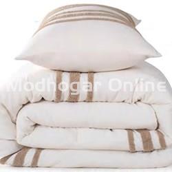 Colcha bordada Solange – Natural - Imagen 2
