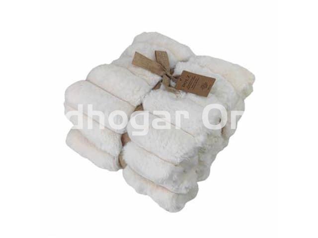 Manta plaid sherpa dolz - Imagen 1